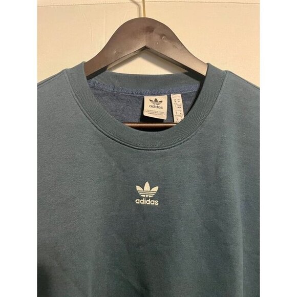 Adidas Women's Sweater LARGE Arctic Night IP1283 NWT New - Picture 2 of 3